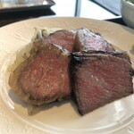 松阪牛 よし田 - ステーキ御膳（アップ）