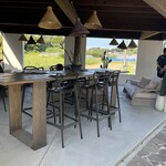 アプテカ フレーゴ - さわやかな風が吹きぬけるテラス席。イタリアでみた景色を思い出す素敵な雰囲気。