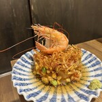 キラクニ - 映えるかき揚げ～♪