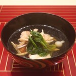 日本料理 吟 - 白甘鯛、松茸の煮物椀