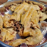 蒸鶏工房 白地商店 - タレか塩か選ぶのですが塩で予約してます