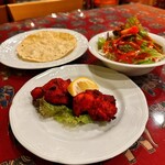 リトルスパイス - チキンティッカ＋生ビールセット　700円