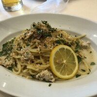 トラットリア グランボッカ - 鶏サルシッチャと瀬戸内レモンのスパゲティ（選べるパスタから選択）