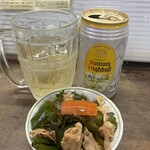 西作酒店 - 角ハイとピーマン炒め