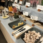 Tsuchi 農園野菜とチーズ料理 - サラダバー