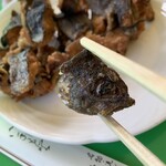 追の沢マス釣場 - お皿にギットリ油が落ちてないところが素晴らしい