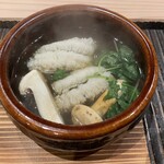 唐津 さかもと - 鱧と松茸の小鍋