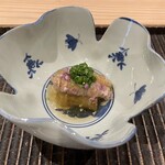 唐津 さかもと - 焼き茄子とシャコ