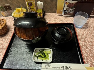 明治亭 - ソースかつ丼