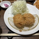 あげ福 - 極上ヒレカツ定食(100g)、追加のササミフライ