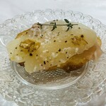 HAUTE COUTURE CAFE OMOTESANDO - 洋梨・生ハム・くるみ・グラナパダーノのタルティーヌ