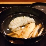 日本料理 珀也 - 椀物　鱧　松茸
