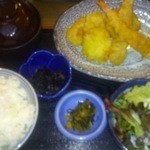 Sakahogara Ten Kawaramachigojouten - 海老と野菜の天婦羅定食