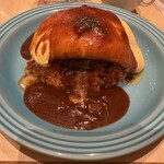 洋食キッチン シャトー - 【2024.9.30(月)】ふわとろチーズインハンバーグオムライス（並盛）1,650円