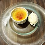 IL PLANETARIO - 幼少の頃薄氷割を楽しんだ気持ちになるブリュレとアイス（どちらも甘さ控えめ）、サイコーにうますぎる