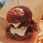みのりキッチン - ダブルチーズハンバーガー