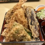 松栄庵 - 合せ天重の天重