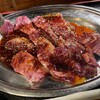 焼肉マル - ランチのロース定食(肉2倍)
