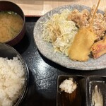 祇園囃子 - 唐揚げ&串揚げ定食