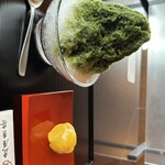 虎屋菓寮 - 宇治金時と栗鹿の子