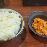 超多加水純手打ち麺 仁しむら - キムチセット