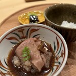 日本料理 新茶家 - 和牛に松茸。この汁でめし