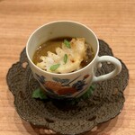 日本料理 新茶家 - すり流しに鮑