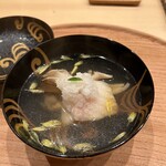 日本料理 新茶家 - コブダイの椀♪