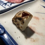 肉の雷橋 - しいたけを辛味噌で…