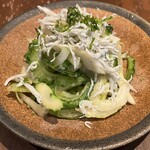 Kitchen Doromamire - セロリとシラスとゴーヤの和物