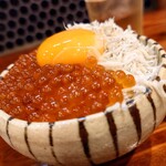 酒ト飯 ヤマダ - イクラとしらす丼