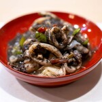 うを徳 - 2024.9 イカスミ素麺（静岡産ヒイカ）