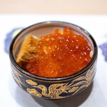 うを徳 - 2024.9 いくら鮟肝（あんきも）ミニ丼