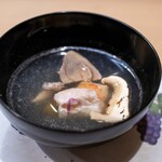 うを徳 - 2024.9 信州産松茸と網走産キンキ（肝付き）のお椀