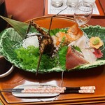 四季彩一力 - 伊勢海老のお造り