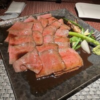 旬菜ステーキ処 らいむらいと - ２８０ｇローストビーフ