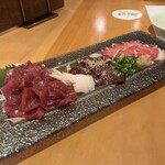 旬彩松風 - 馬刺し盛り合わせ
