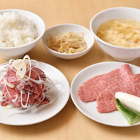 ねぎタン＆和牛赤身定食