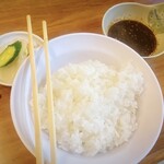 ドライブイン湯田 - 定食のご飯