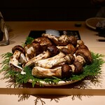 鮨 一幸 - 興部の松茸