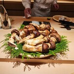 鮨 一幸 - 興部の松茸