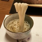 北新地しゃぶしゃぶすき焼き きらく - 麺リフト