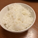 北新地しゃぶしゃぶすき焼き きらく - 白ごはん