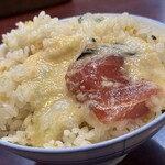 割烹 一の矢 - 三杯目は山かけをトッピングして^_^