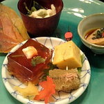 sushikappoukimpei - 前菜５点盛り