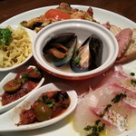 タイーム - ２９１４・４月　前菜盛り合わせ