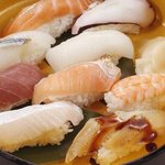 さくら水産 - にぎり寿司（9貫）　550円（税抜）