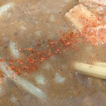 麺食い 慎太郎 - 酢＆一味唐辛子　オン！