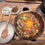 「こめらく 海鮮ごはんと、唐揚げと。」 - 