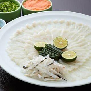 【秋冬限定】季節の味覚、ふぐ料理